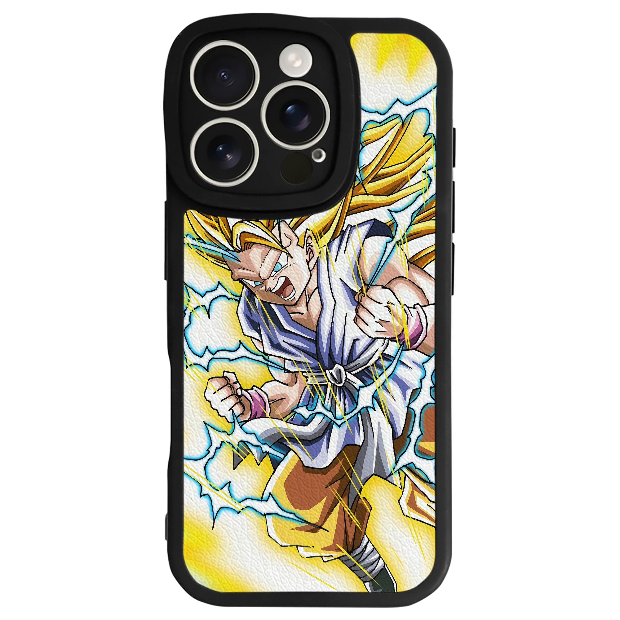 （画像用） ドラゴンボール DRAGON BALL 【iPhone 16シリーズ対応】シリコンスマホケース（レザー調） 材質：シリコン